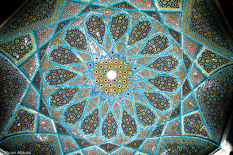 ceiling of hafez tomb